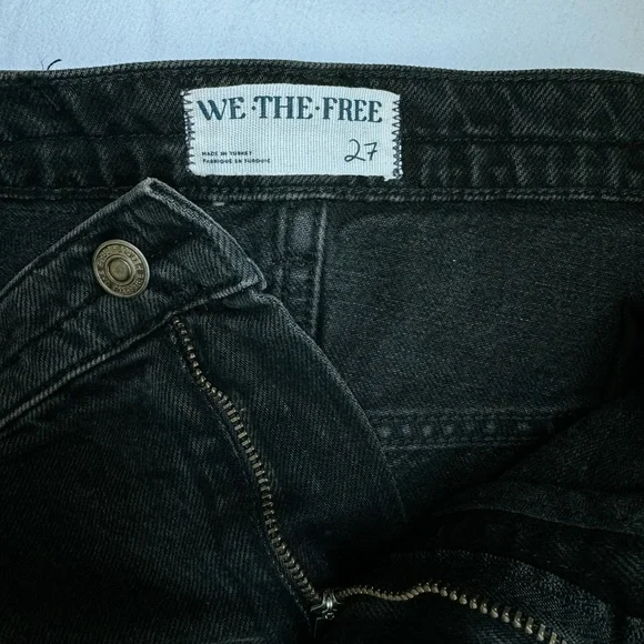 Free People - We The Free - Wild Roses Midi Skirt Black - Size 27 - Picture 6 of 10